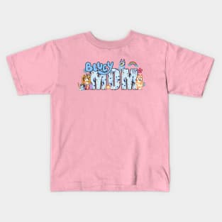 Bluey Mum, Mom, Mothers Kids T-Shirt